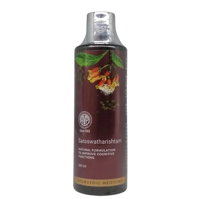 THE ARYA VAIDYA PHARMACY Saraswatharishtam Gold - AVP - 200Ml