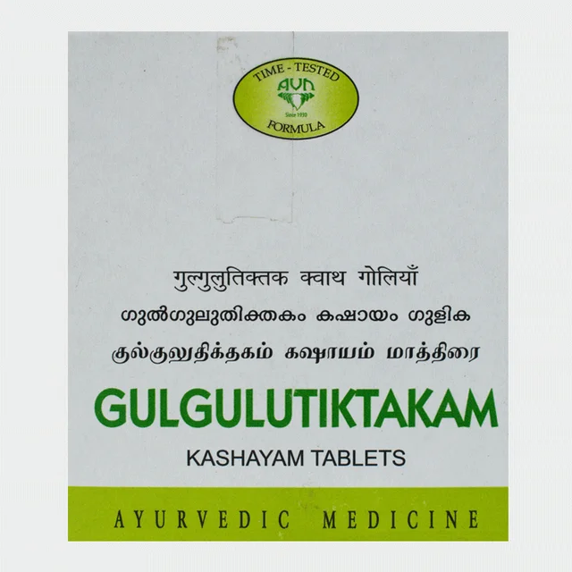 AVN AYURVEDA FORMULA Gulgulutiktakam Kashyam Tablet - Avn Ayurveda - 100Tablet