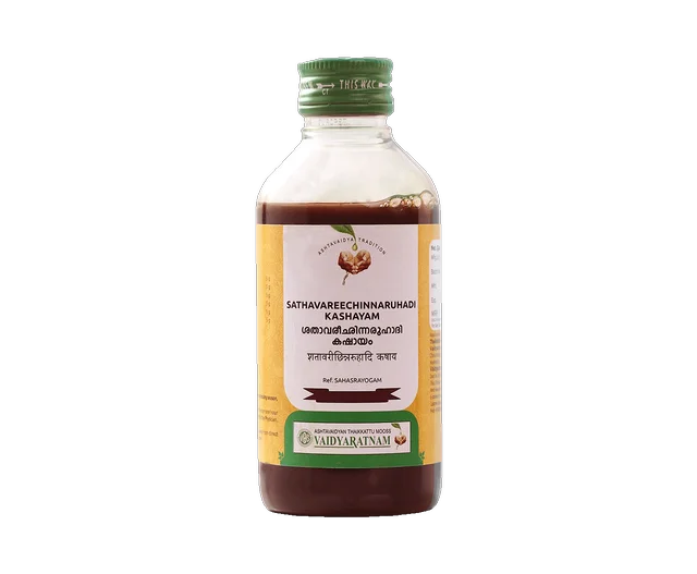 VAIDYARATHNAM Sathavareechinnaruhadi Kashayam - Vaidyaratnam - 200Ml