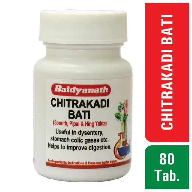 BAIDYANATH Chitrakadi Bati - Baidyanath - 40Tablet