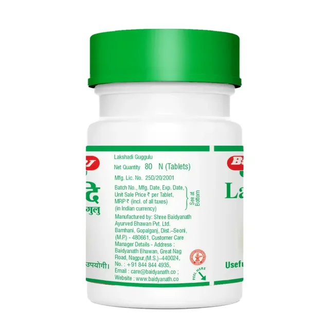 BAIDYANATH Lakshadi Guggulu - Baidyanath - 80Tablet