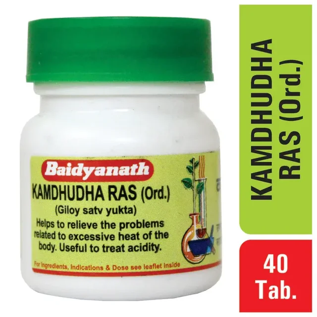 BAIDYANATH Kamadudha Ras(Ord) - Baidyanath - 40Tablet