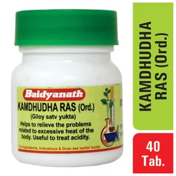 BAIDYANATH Kamadudha Ras(Ord) - Baidyanath - 40Tablet