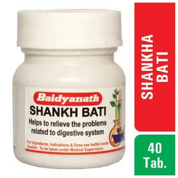 BAIDYANATH Shankha Bati - Baidyanath - 40Tablet