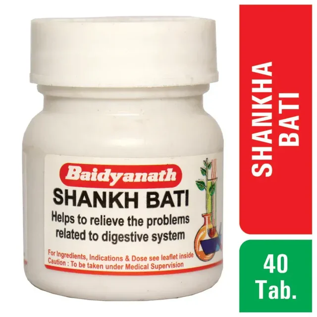 BAIDYANATH Shankha Bati - Baidyanath - 40Tablet