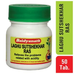 BAIDYANATH Laghu Sutshekar - Baidyanath - 50Tablet
