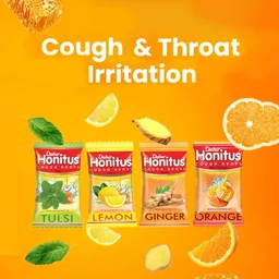 DABUR INDIA LIMITED Honitus Cough Drops Ginger - Dabur - 100Tablet