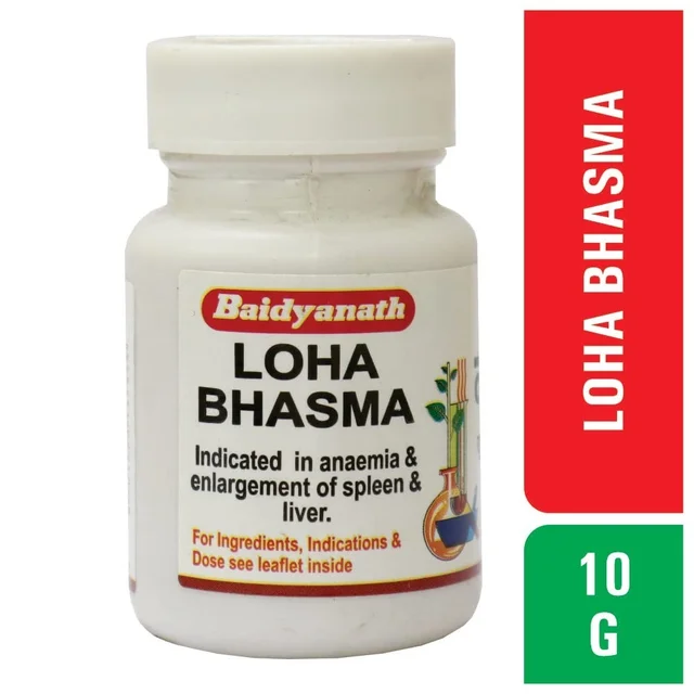 BAIDYANATH Loha Bhasma - Baidyanath - 10Gm