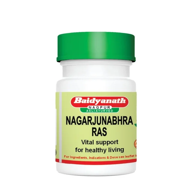 BAIDYANATH Nagarjunabhra Ras - Baidyanath - 40Tablet
