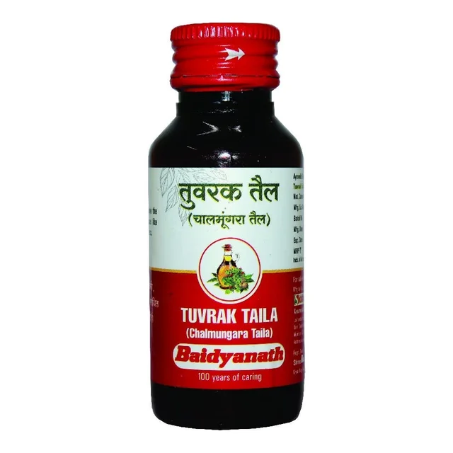 BAIDYANATH Tuvrak Taila Chalmungara Taila - Baidyanath - 50Ml