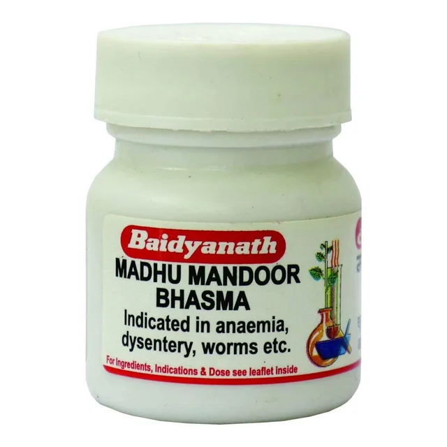 BAIDYANATH Madhu mandoor Bhasma - Baidyanath - 5Gm