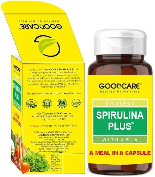 GOOD CARE Spirulina Plus Capsule - GoodCare - 60Capsule