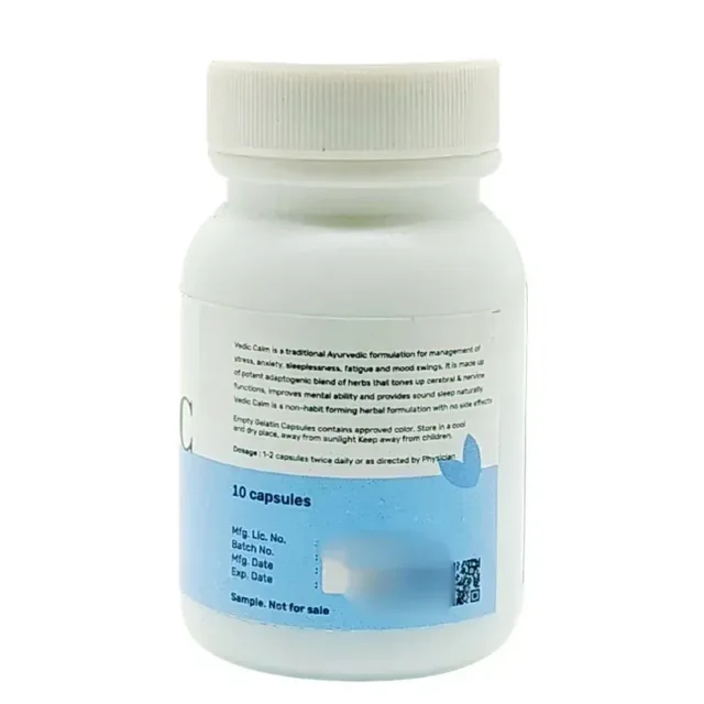 VEDIC BIO LABS PVT LTD Vedic Calm Capsule - Vedic - 30 Capsules