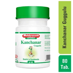 BAIDYANATH Kanchanar Guggulu - Baidyanath - 80Tablet