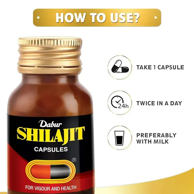 DABUR INDIA LIMITED Shilajit Capsule - Dabur - 30Capsule