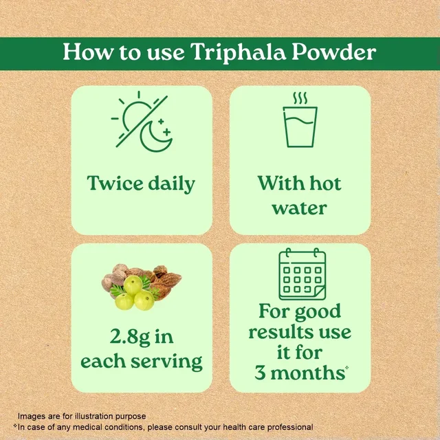 ORGANIC INDIA Triphala Powder - Organic - 100g