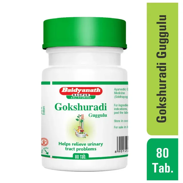 BAIDYANATH Gokshuradi Guggulu - Baidyanath - 80Tablet