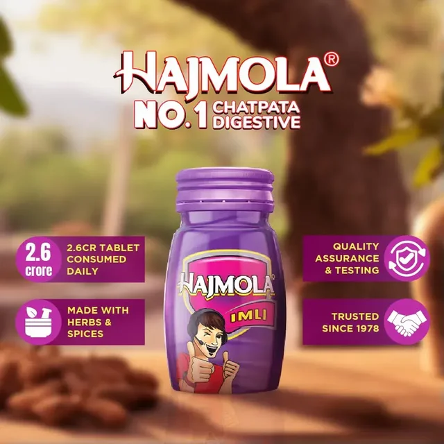 DABUR INDIA LIMITED Hajmola Imli Tablet - Dabur - 120Tablet
