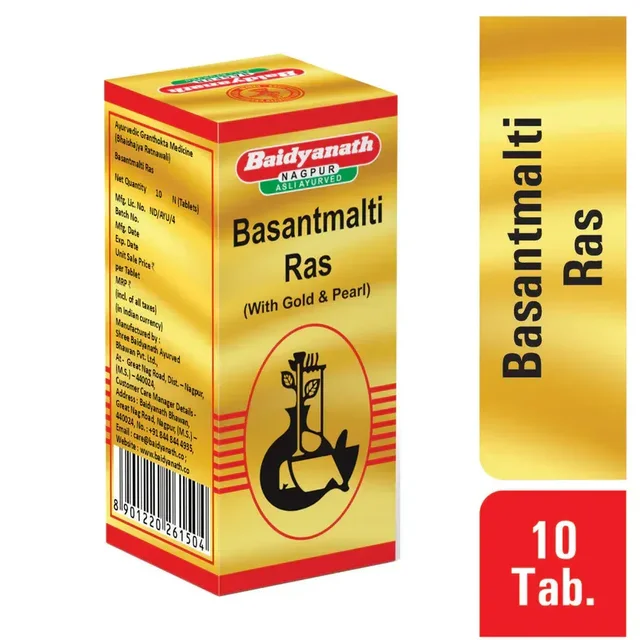 BAIDYANATH Basantamalti Ras(Gold) - Baidyanath - 10Tablet