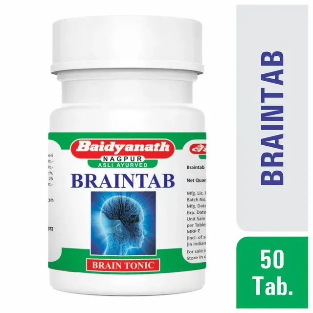 BAIDYANATH Braintab Tablet - Baidyanath - 50Tablet