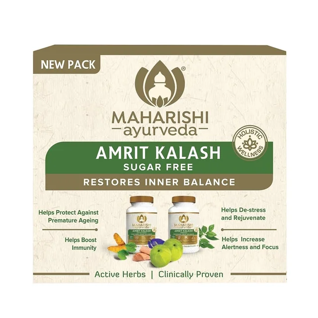 MAHARISHI AYURVEDA Amrit Kalash Dual Pack Sugarfree - Maharishi - 60Tablets