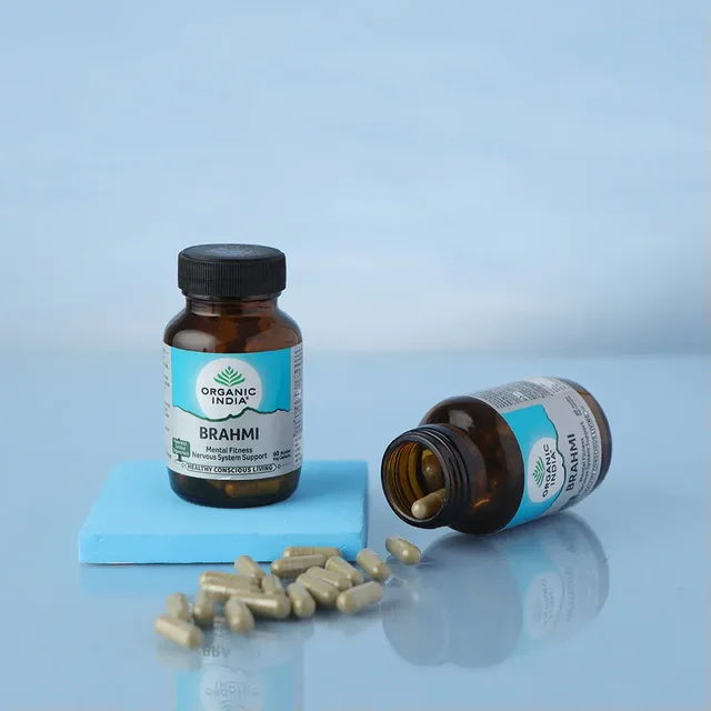 ORGANIC INDIA Brahmi Capsule - Organic - 60Capsule