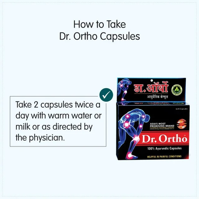 SBS BIOTECH UNIT II Dr.Ortho Capsule - Sbs Biotech - 30 Capsules