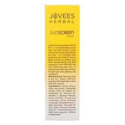 JOVEES HERBAL CARE Sunscreen Face Serum SPF 65 PA+++ - Jovees - 30ml