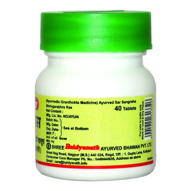 BAIDYANATH Shringarabhra Ras - Baidyanath - 40Tablet