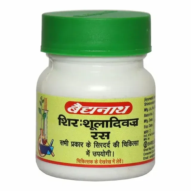 BAIDYANATH Shirashuladivajra Ras - Baidyanath - 40Tablet