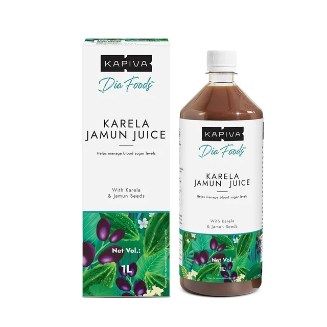 KAPIVA Karela Jamun Juice - Kapiva - 1l