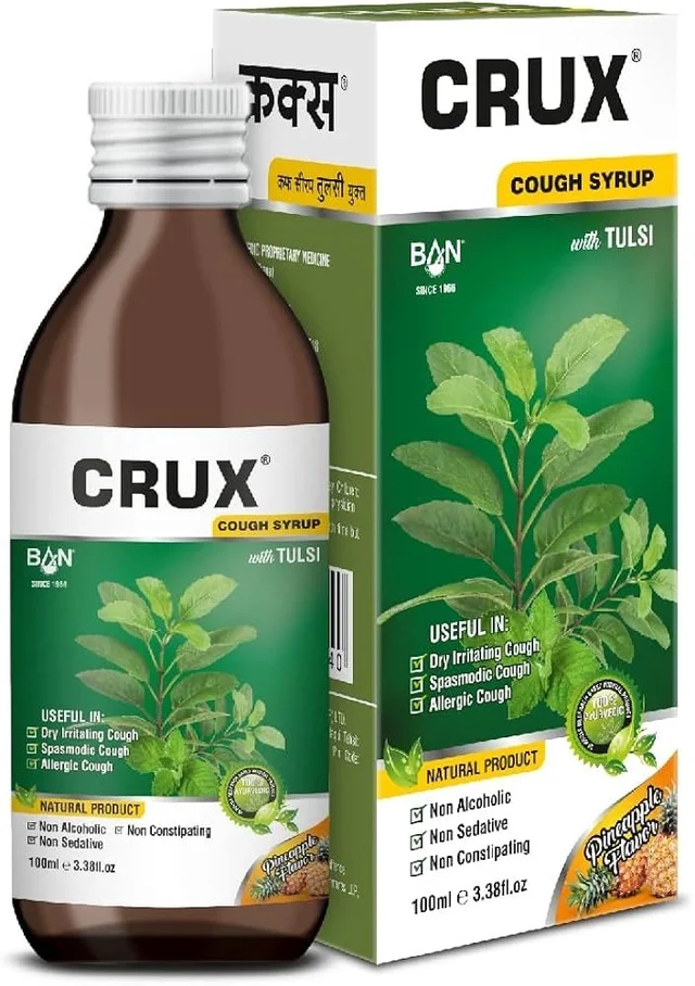 BAN LABS Crux Cough Syrup - Ban Lab - 100Ml