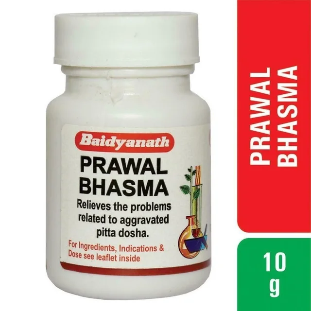 BAIDYANATH Prawal Bhasma - Baidyanath - 10Gm