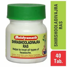 BAIDYANATH Shirashuladivajra Ras - Baidyanath - 40Tablet