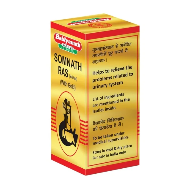 BAIDYANATH Somnath Ras(Gold) - Baidyanath - 10Tablet
