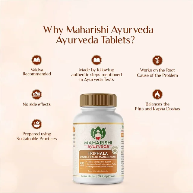 MAHARISHI AYURVEDA Triphala Tablet - Maharishi - 60Tablets