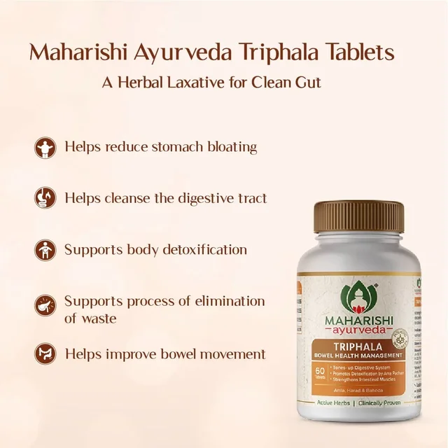 MAHARISHI AYURVEDA Triphala Tablet - Maharishi - 60Tablets