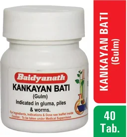 BAIDYANATH Kankayan Bati(Gulm) - Baidyanath - 40Tablet