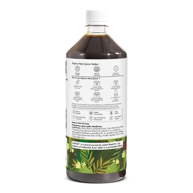 KAPIVA Noni Juice - Kapiva - 1L