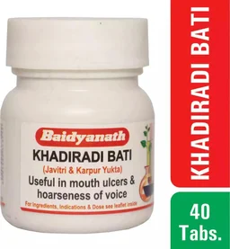 BAIDYANATH Khadiradi Bati - Baidyanath - 40Tablet