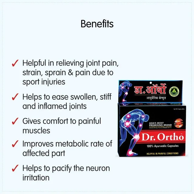 SBS BIOTECH UNIT II Dr.Ortho Capsule - Sbs Biotech - 30 Capsules