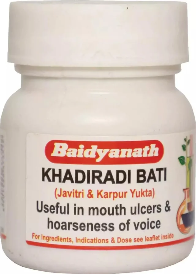 BAIDYANATH Khadiradi Bati - Baidyanath - 40Tablet
