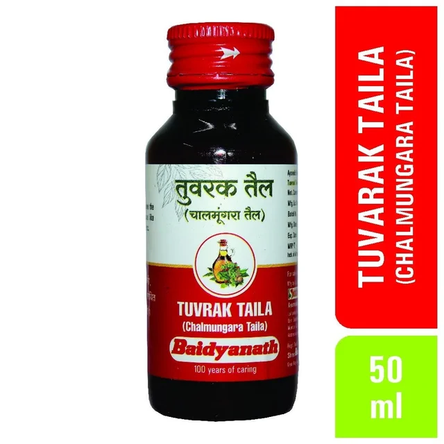BAIDYANATH Tuvrak Taila Chalmungara Taila - Baidyanath - 50Ml
