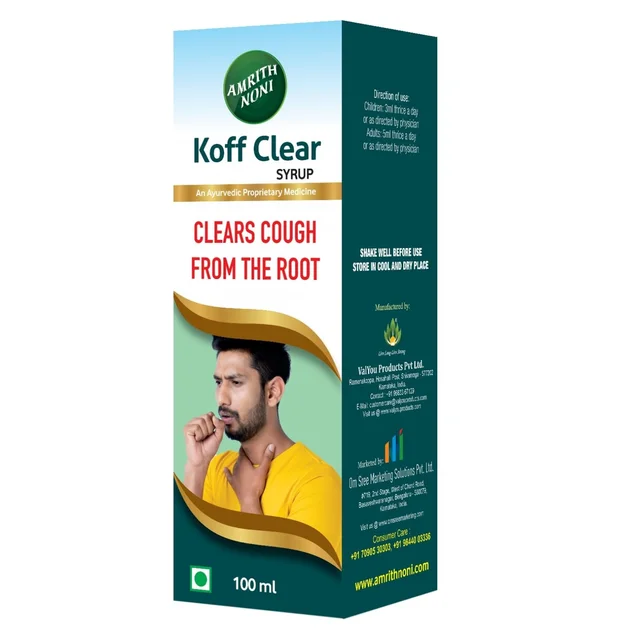 MS.VAL YOU PRODUCTS Amrith Noni Koff Clear Syrup - Ms. Val you Product - 100ml