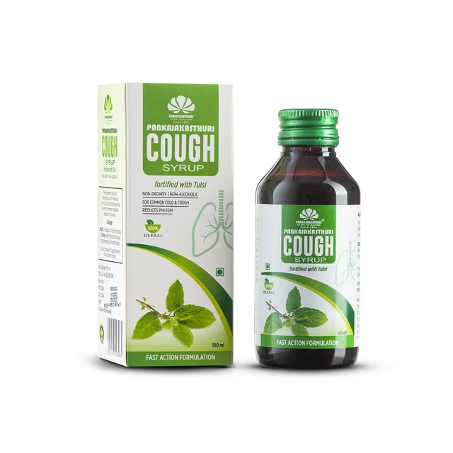 PANKAJA KASTHURI HERBALS Cough Syrup Tulsi - Pankaja - 100ml