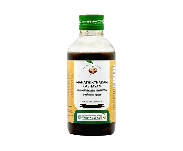 VAIDYARATHNAM Mahathikthakam Kashayam - Vaidyaratnam - 200Ml