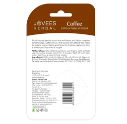 JOVEES HERBAL CARE Coffee Exfoliating Lip Scrub - Jovees - 8g