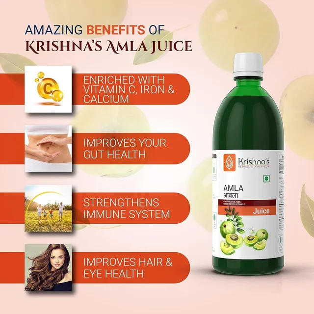 KRISHNA PHARMACY Amla Ras - Krishna - 1Ltr