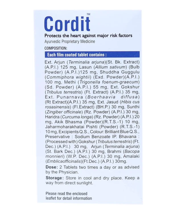 UNJHA Cordit Capsule - Unjha - 30 Capsules