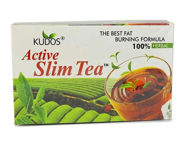 KUDOS AYURVEDA Active Slim Tea - Kudos (2G X 30 Tea Bags) - 2Gm